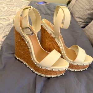 Steve madden studded wedges